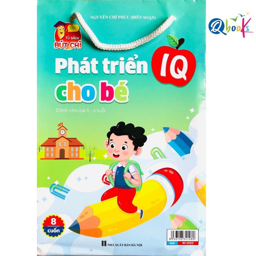BỘ 08 QUYỂN SÁCH PHÁT TRIỂN IQ CHO BÉ